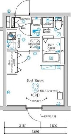 ラフィスタ蓮根の物件間取画像